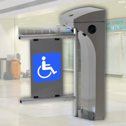 Behindertengerechte Drehsperre E65 für Rollstuhlfahrer, Besucher mit Kinderwagen usw.